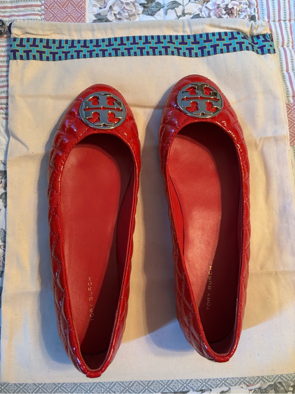 TORY BURCH CHELSEA QUILTED BALLET FLAT